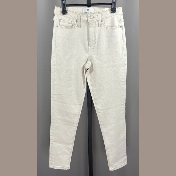 NEW Banana Republic Jeans Womens 25 beige tan denim skinny preppy casual - Picture 1 of 11
